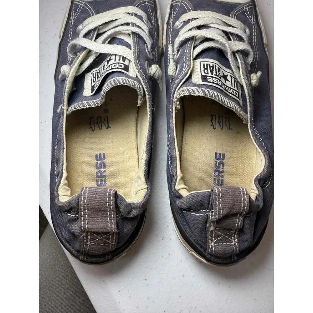 Converse Chuck Taylor All Star Shoreline Slip Low Top Navy Blue Sneakers Size‎ 7 - Picture 5 of 7